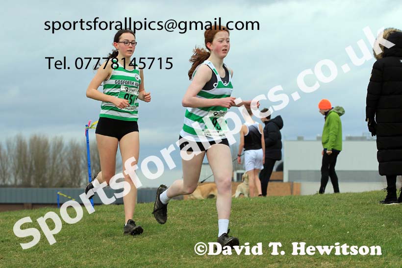Girls under-15s 2022 NEHL Sherman Cup/Davison Shield, Temple Oark, South Shields. Photo: David T. Hewitson/Sports for All Pics